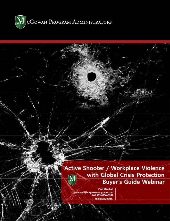 active shooter/workplace violence with global crisis protection buyer's guide webinar ebook