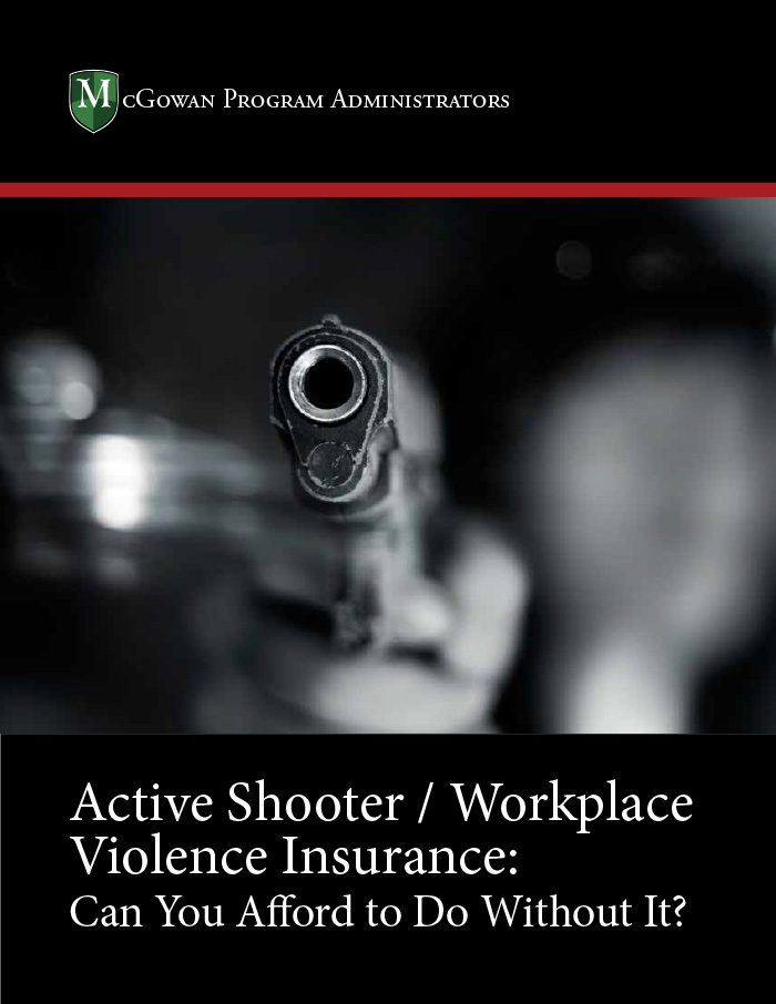 active shooter/workplace violence insurance. can you afford to do without it ebook