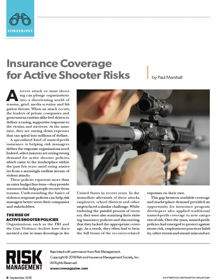 Forefront active shooter article