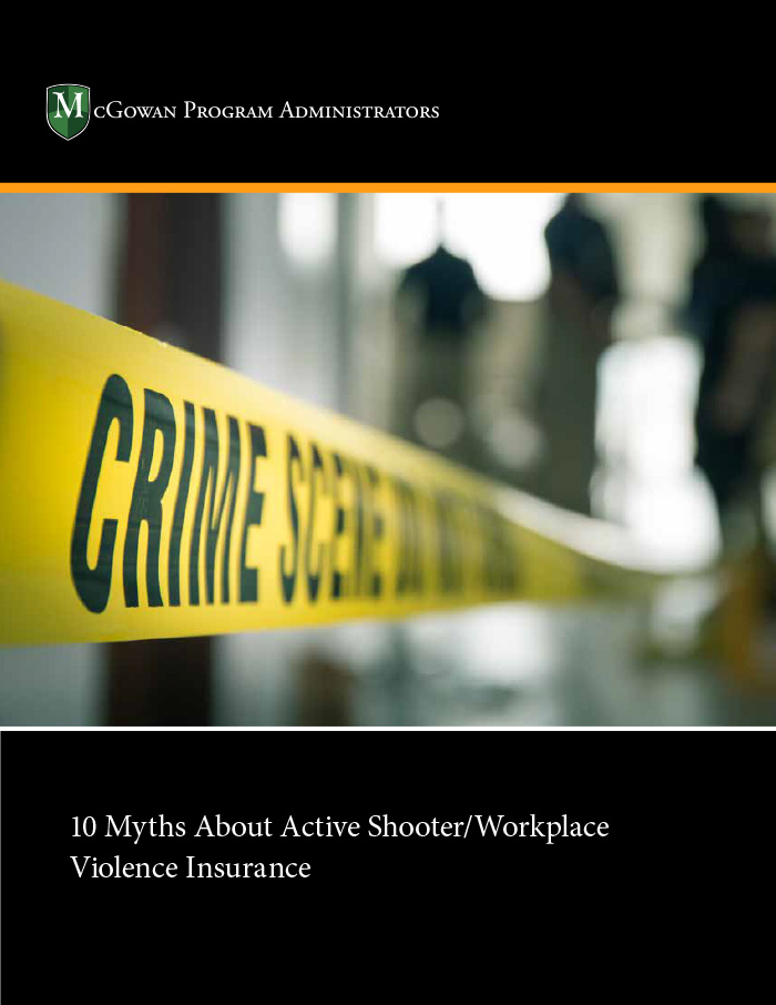 10 myths about active shooter/workplace violence insurance ebook
