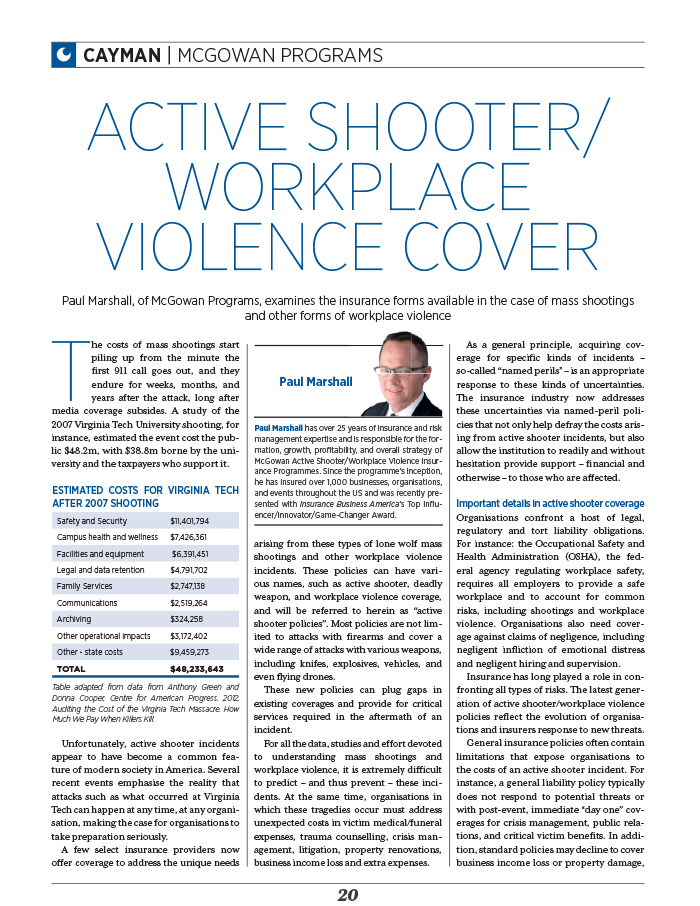 Cayman active shooter article